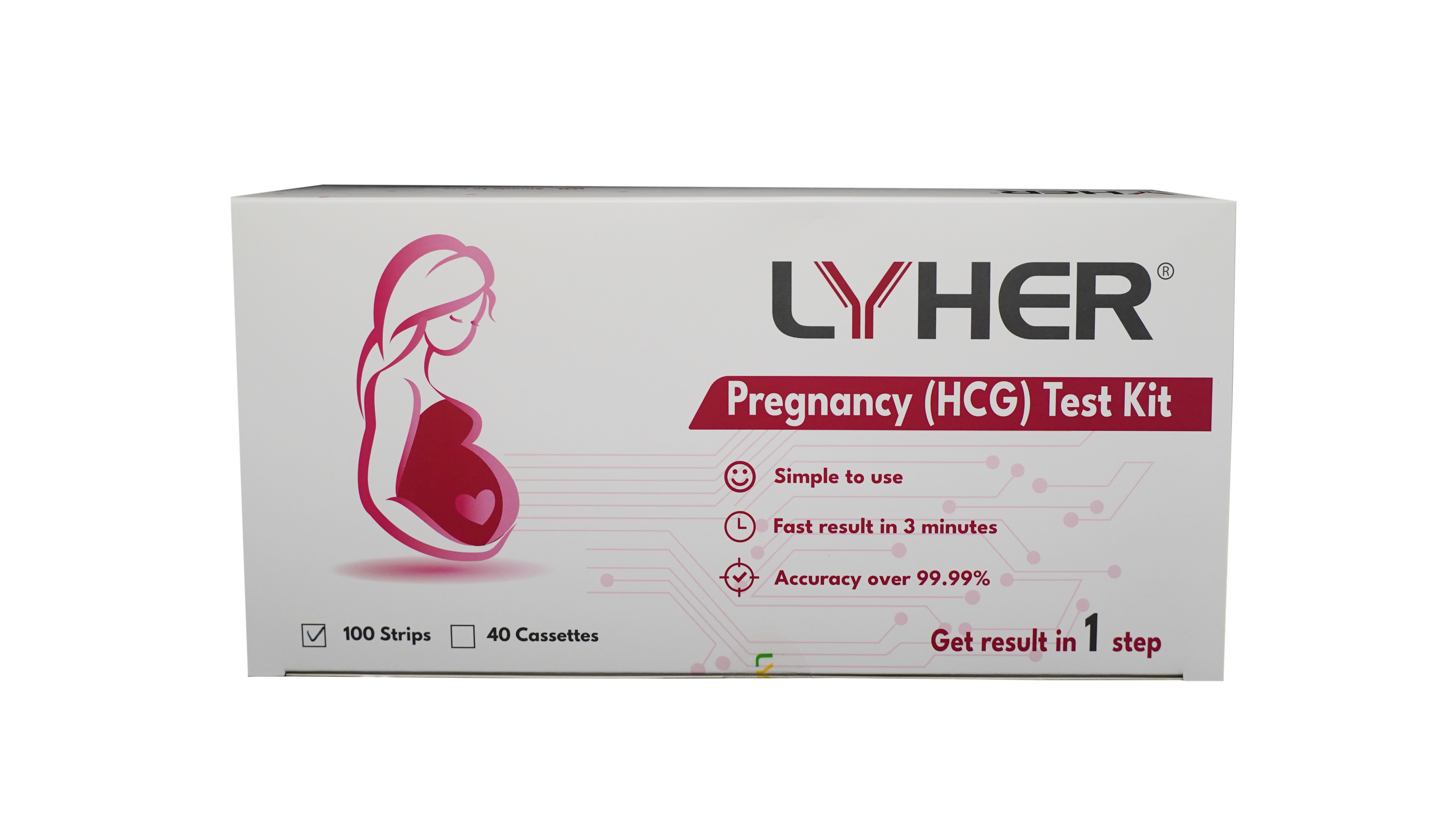 Pregnancy (hCG) test strip